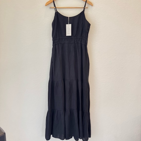 Joie Linen Blend Tiered Maxi Dress - Picture 13 of 14